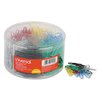 Universal Plastic-Coated Paper Clips, Small (No. 1), Assorted Colors, PK1000 UNV21000